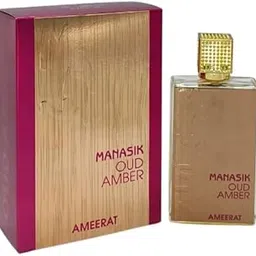 Manasik Oud Amber Ameerat Eau De Parfum Long Lasting 100ml For Men & Women Perfume-picture-24