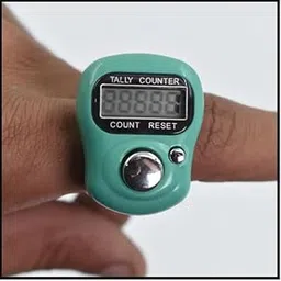 DigitalTally Counter, Mint Green, Electronic Ring Counter with Count Reset Function, Portable Finger Hand Counter-picture-33