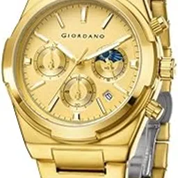 giordano Luxury Multifunctional Watch for Men with Round dial, Date Display and Stainless Steel Strap-picture-10