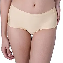 soie Women Seamless Mid Waist Full Coverage Lace Brief-picture-21