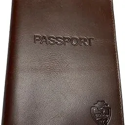 elysian crafts company Elysian Crafts: Leather Passport Holder with 10 Card Slots and Money Pocket, Genuine Leather, Retro Design (Brown)-picture-32