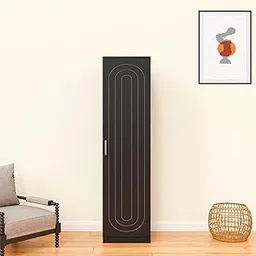 Spyder Craft Arceus Single Door Engineering Woo Wardrobe for Clothes, Stylish Cupboard for Bedroom, Multi-Utility Design with Multirack Storage, Engineered Wood-picture-20