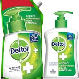 Dettol Liquid Handwash Refill Pouch, Original- 750ml + Dettol Liquid Handwash Pump, Original- 200ml-image-4