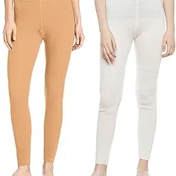 S R Collection Woolen Ankle Length Leggings for Women Winter Bottom Wear Combo Pack of 2 Black-picture-21