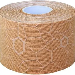 TheraBand Kinesiology Tape Roll (Beige Print, 2-inchx16. 4ft)-image-2