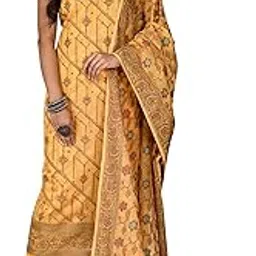 naveera Women's Cotton Banarasi Unstitched Salwar Suit Dress Material-picture-14