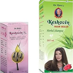 Dr.Rao's Hair Solution With Keshovin Ayurvedic Hair Wash Oil, 50 ml, 200 ml-picture-19