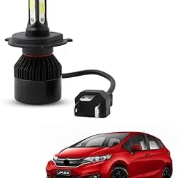 H4 Car Led Headlight Bulbs, 55W Super Bright LED Headlight Conversion Kit for 6000K Cool White Quick Installation Halogen Replacement, (Pack of 2) for Honda Jazz-image-12