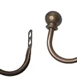 Merishopp 4Pcs Metal Ball Drapery Curtain Tie Backs Tiebacks Window Holdbacks Brown-image-37