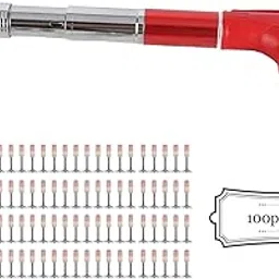 VIHAX Manual Nail Gun with 100 Nails, 5 Gears, Fastening Tool for Red Brick Walls, Concrete Walls and Wooden Boards-picture-39