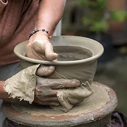 generic RAHUL TERRACOTTA Exclusive 5kg Terracotta Clay for Modelling, Sculpting, and Art & Craft Projects - Air Dry Clay for Children & Professional Artists, Ready to Use Natural Eco Friendly Filtered Molding Clay (5kg)-picture-11