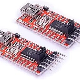 UG LAND INDIA (2Pcs) FT232 FT232RL 3.3V 5.5V Module USB to TTL Serial Adapter Module for UNO Mini Port USB to Serial Interface Module (Pack of 2) CYT1007-image-6