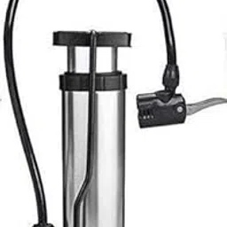 ORIGINAL MART Portable Bicycle Bike Mini Foot Air Pump (Black, Silver)-picture-12