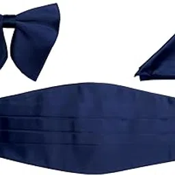 krawatte Men's Cummerbund Set with Pocket Square (C-3)-picture-68
