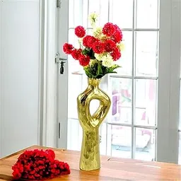 Hind Decor Handcrafted Aluminium Flower Vase-picture-11