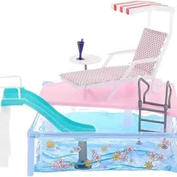 BNF® Doll Pool Play Set Birthday Gifts Swimming Pool Set for 30cm Dolls Kids Boys|Toys & Hobbies | Educational | Other Educational Toys|1 Pool Playset-picture-31