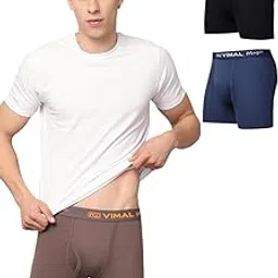 mack jonney Cotton Outer Elastic Trunks for Men-Pack of 2-MACK638896-picture-44
