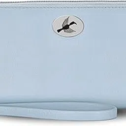 hornbull Julia Sky Blue RFID Blocking Leather Wallet for Women-picture-17