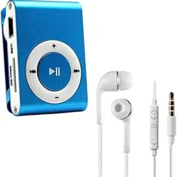 Techking Combo C668 - Lightweight Design, Built-in Clip, 32GB Expandable Storage, Durable Rechargeable & YR Headphones with Microphone Crystal Sound in-Ear Earphones Control Memory Card not included-image-3