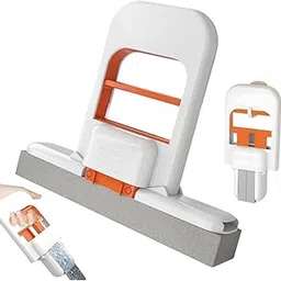 Foldable Mini Sponge Mop | Portable Wet & Dry Cleaning System with Self-Squeezing | Compact Desktop, Kitchen & Bathroom Cleaner (1PC)-image-13