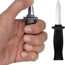 AASA Retractable Fake Knife Toy | Funny Tricky Knife For Cosplay Party Props Kids And Adults (Multicolor)-Pack Of 2 Pcs-picture-10