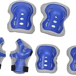 CALANDIS™ Knee Pads Elbow Pads Wrist Guards Children Protector for Sports Bike Cycling Blue | Protective Gear | Clothing, Shoes & Accessories | Skateboarding & Longboarding | Outdoor Sports-picture-58