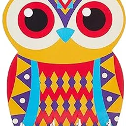 Amazon Brand - Solimo Wooden Owl Key Stand for Wall | 4 Hooks-picture-29