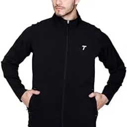 total sports & fitness TOTAL Men's Full Sleeve Polyester Blend Bomber Jacket - Lightweight, Full Zip, Pockets, Regular Fit, Ideal for Winter, Outdoor Adventure, Gym, Running, Trekking-picture-29