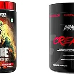 Bigmuscles Nutrition Karnage 300g Watermelon Lime + Creatine Powder [100 g, 33 Servings]-image-25