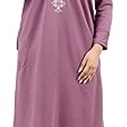 miavii Creation Women's Warm Woolen Nighty for Winters-picture-34