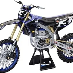 NewRay 1:6 Scale Toy Team YZ450F Eli Tomac #3 W/#1 SX/MX Dirt Bike, Multicolor-picture-27