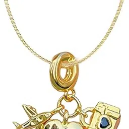 niirgun atelier Luxury 24K PVD Gold Plated Travel Charm Necklace Gift for Women & Girls, Airplane Heart Camera Pendant, Minimalist Vacation Waterproof & Anti-Tarnish Fashion Jewellery-picture-12