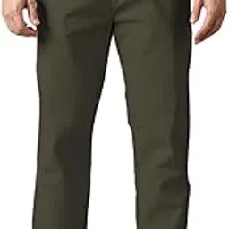 true colors of india TCI Men's Traveller Pant/Trouser RibStock Fabric, Elasticated String Waist with Pockets Green-picture-42