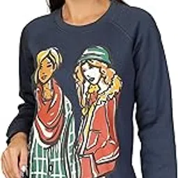juelle Women Printed Pullover Sweatshirt-picture-44