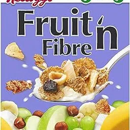 decadent foods Kelloggs Fruit 'n Fibre Breakfast Cereal, High Fibre, Wholegrain 500 Grams (From USA)-picture-25