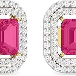 pc jeweller Yellow Gold and Solitaire Stud Earrings for Women-picture-13