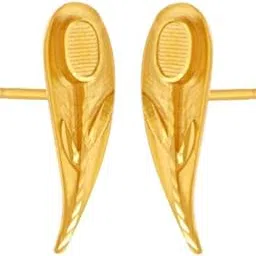 p.c. chandra jewellers 14k (585) Yellow Gold Stud Earrings for Women-picture-14