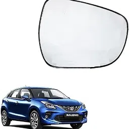 STYCARO -ORVM Side view Mirror Glass Plate compatible with Maruti Baleno 2015-2023 Model (RIGHT DRIVER SIDE) image 1