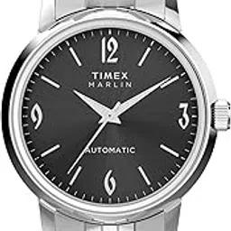 timex Marlin Black Round Dial Mechanical Automatic Men's Watch - TW2W93200UJ-picture-35
