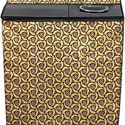 Stylista semi Automatic top Load Washing Machine Cover for 7 kg, 7.2 kg, 7.3 kg & 7.8 kg PVC Multicolor-picture-58