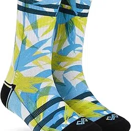 dynamocks Men & Women Crew Length Socks (Spring) (Pack of 1 pair; Multicolour; Anti-Odour; Breathable; Durable) (Small-Fits Shoe Size India/UK 4-7)(Large-Fits Shoe Size India/UK 8-10)-picture-10