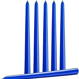 LTYNE Long Blue Taper Candles | Dripless Candlesticks |10-Inch Tall | 8 Hour Clean Long Burning | Set of 10 |Party and Special Occasions (Pack of 12)-picture-11