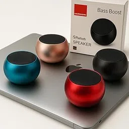 Boost 4 Colorful Wireless Mini Electroplating Round Steel Speaker 10 W Bluetooth Speaker (Multicolor, Pack of 1)-picture-25