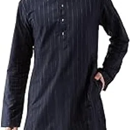 vastramay Men's Cotton Blend Kurta image 1