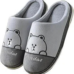 indus cloud Winter Cotton Slippers Women'S & Men Home Winter Slippers Fluffy Slippers Sandals Flip Flops Heels-picture-39