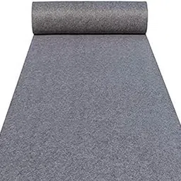 Mahi Carpet Red Carpet Nylon Wool Floor Mat for Marraige Ceremony, School Auditorium, Award Function etc. Washable Mat 10x20 Feet Grey Colour-picture-35