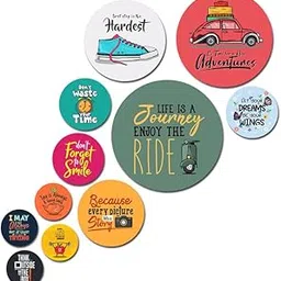 Designer MDF Wooden Wall Hanging for Home Decoration | Office | Gift | Wall Decor Hanging Items | Wall Art | Living Room | Bedroom, Pack of 11 Pieces. WC027-picture-31