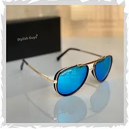 stylish guys Branded Stop Ray With 100% UV Ban Sunglasses Aviator, Square, Round, Oval, Sport, Goggles, Eyewear, Sunglasses Men & Women 4414-picture-19