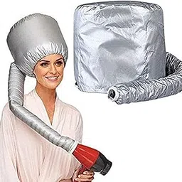Portable Soft Bonnet Hood Hair Blow Dryer Attachment - Adjustable Hooded Dryer, Portable Hair Salon Heat Cap for Drying,Styling,Curling and Deep Conditioning,Relax, Speeds Up Drying Time at Home-image-76