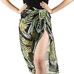 blissence Floral Printed Sarong Swimwear Beachwear Body Coverup Wrap Swimsuit for Women Teen-picture-13